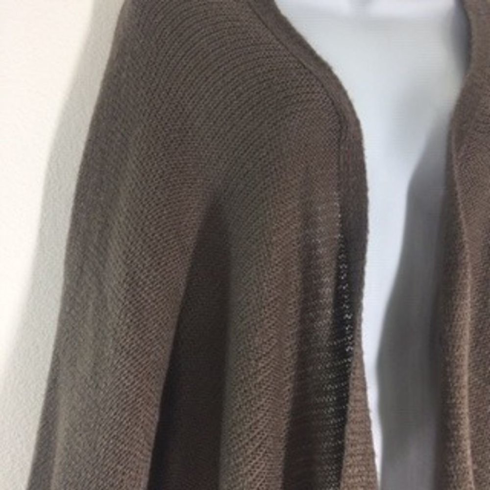 Corso Corso Cocoon Batwing Brown Open Front Cardig - Picture 4 of 9